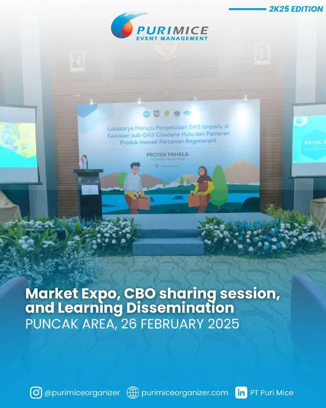 Market Expo, CBO sharing session, and Learning Dissemination, Puncak Area, 26 February 2025